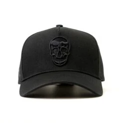 5-Panel Skull Hat - Black -Gym Power Wear 5Panel AllBlack Front 5000x 0605a44b 1e4a 40ba 8df7 49be63cc970d