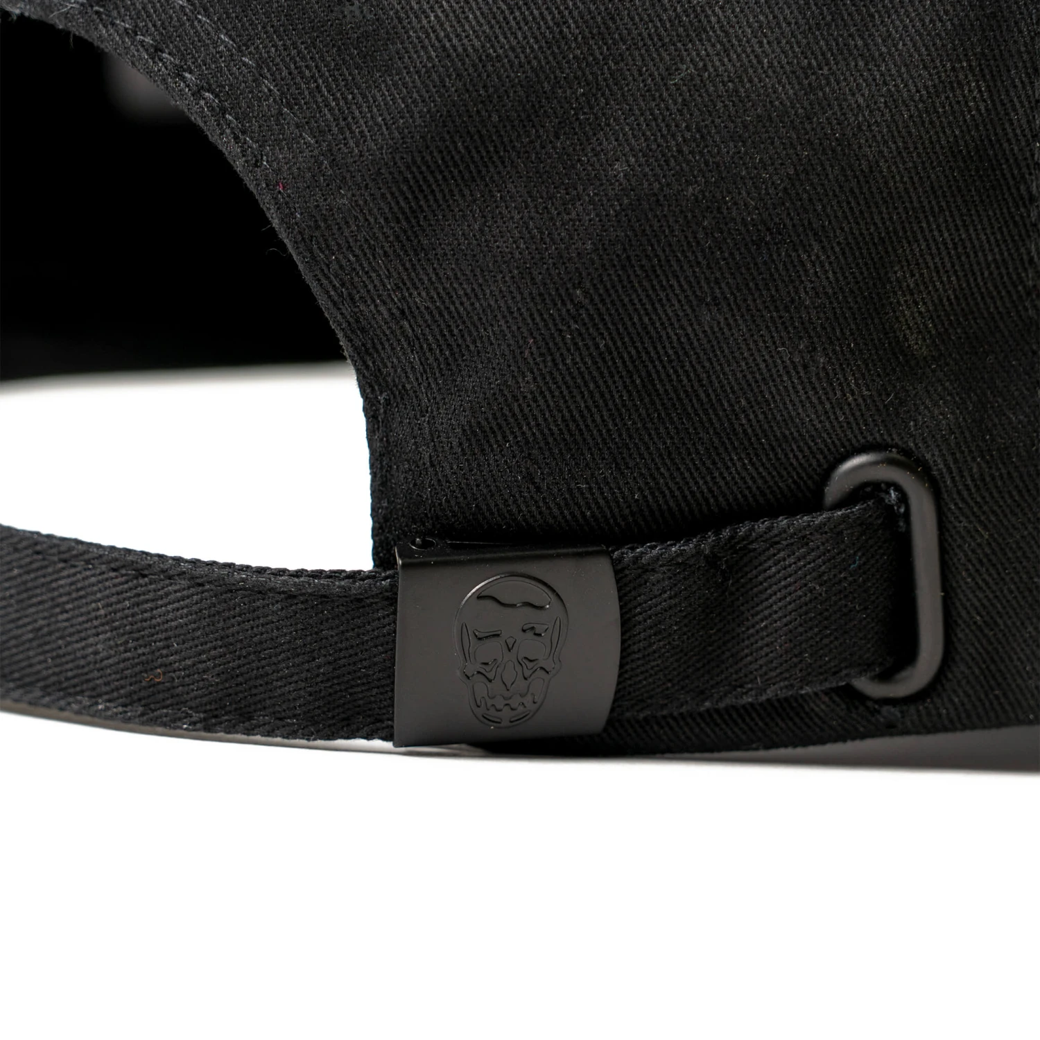 5-Panel Skull Hat - Black/Burgundy 7 5-Panel Skull Hat - Black/Burgundy - Image 7