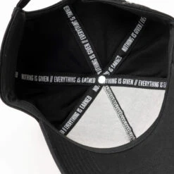 5-Panel Skull Hat - Black/Burgundy 11 5-Panel Skull Hat - Black/Burgundy -Gym Power Wear 5Panel Black Burgundy Inside