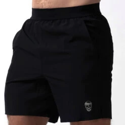 Performance Shorts -Gym Power Wear 7 inch black side