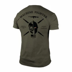 7.62 Machine Fighter Tee - Military Green