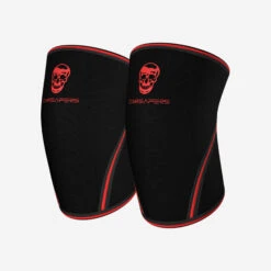 Training Kit - Red -Gym Power Wear 7mm knee sleeves black red