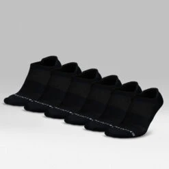 Ankle Socks - Black -Gym Power Wear Black Six Pack Ankle