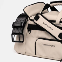 Gymreapers Gravestone Duffle - Desert Sand -Gym Power Wear Gravestone Duffle sand belt carry