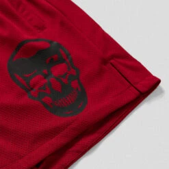 Mesh Training Shorts - Red -Gym Power Wear Mesh shorts Red Detail