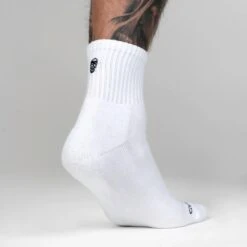Quarter Socks - White -Gym Power Wear PHO09524