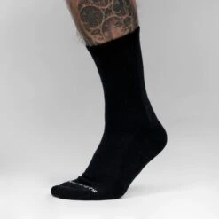 Crew Socks - Black -Gym Power Wear PHO09680 1
