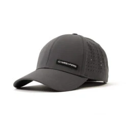 Hybrid Performance Hat - Charcoal -Gym Power Wear PHP Charcoal Quater