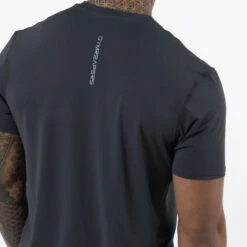 Performance Short Sleeve Shirt - Obsidian -Gym Power Wear Performance Short Sleeve Obsidian Detail