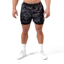 React Training Shorts - Midnight Camo -Gym Power Wear RTS MC 1