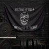Skull Mantra Gym Flag