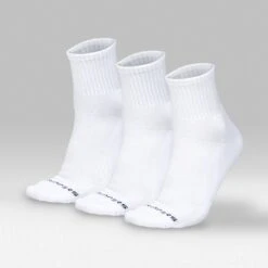 Quarter Socks - White -Gym Power Wear Three Pack White Quarter