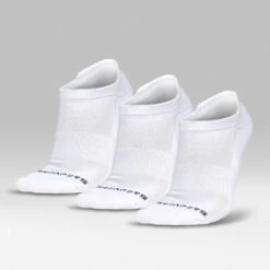 Ankle Socks - White -Gym Power Wear White Three Pack Ankle