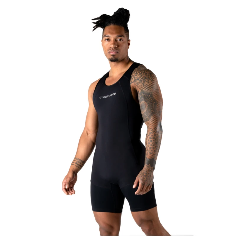 Apex Weightlifting Singlet - Black (IPF Approved) 1 Apex Weightlifting Singlet - Black (IPF Approved)