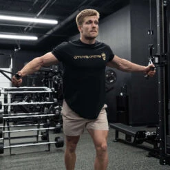 Basic Shirt - Desert Camo -Gym Power Wear basic shirt black desert camo cable workout