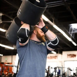 Gymreapers 5MM Elbow Sleeves | Weightlifting Elbow Support -Gym Power Wear elbow sleeves black