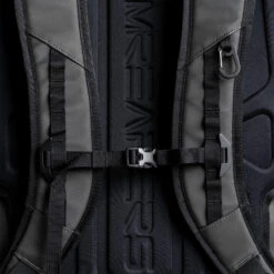 Gymreapers Gravestone Backpack - Gunmetal -Gym Power Wear gunmetal backpack back clipped