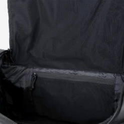 Gymreapers Gravestone Duffle - Gunmetal -Gym Power Wear gunmetal duffle open pocket