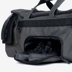 Gymreapers Gravestone Duffle - Gunmetal -Gym Power Wear gunmetal duffle shoe pocket