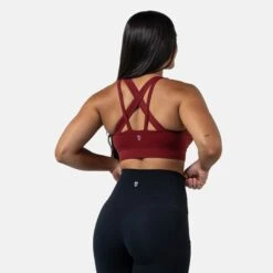 Gym Power Wear -Gym Power Wear harmony bra ember red back