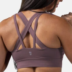 Harmony Bra - Orchid -Gym Power Wear harmony bra orchid back close up