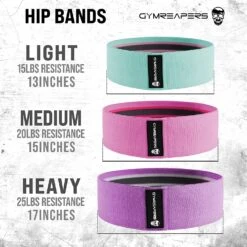 Hip Bands - 3 Pack (Pastel) -Gym Power Wear hip bands pack