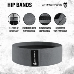 Hip Bands - 3 Pack -Gym Power Wear hip bands stack graphic 2