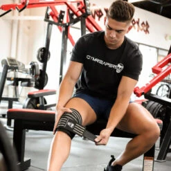 Gymreapers Knee Wraps - Navy 6 Gymreapers Knee Wraps - Navy -Gym Power Wear knee wraps black 52e4e875 d250 46d9 a267 5cd56605d4d2