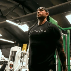 Machine V2 Shirt - Black -Gym Power Wear machine v2 black