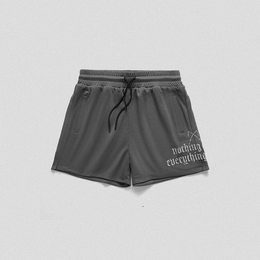 Mantra Shorts - Charcoal 1 Mantra Shorts - Charcoal
