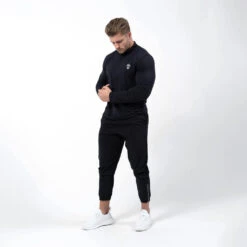 Performance Quarter Zip -Gym Power Wear performance 1 4 zip black full