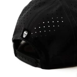 Hybrid Performance Hat - Black -Gym Power Wear performance hat black back