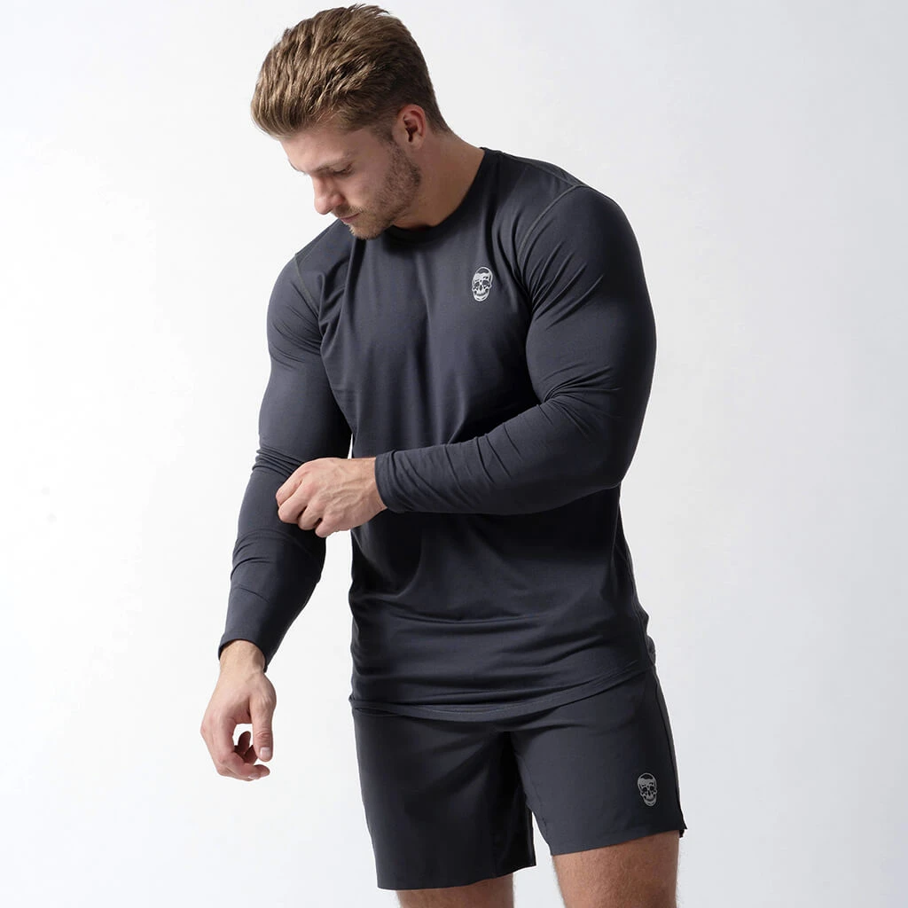 Performance Long Sleeve Shirt - Obsidian 1 Performance Long Sleeve Shirt - Obsidian