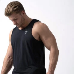 Performance Tank Top -Gym Power Wear performance tank black side