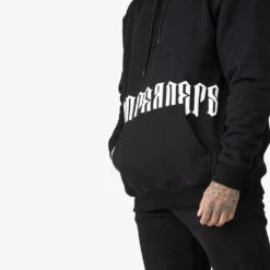 Phantom Hoodie - Black/White -Gym Power Wear phantom blk wht368