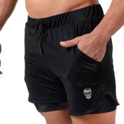 React Training Shorts - Black Camo -Gym Power Wear react training shorts midnight camo side
