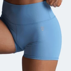 Revive 4" Shorts - Sky Blue -Gym Power Wear revive 4 inch shorts blue kneel zoom