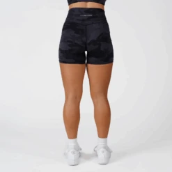 Gym Power Wear -Gym Power Wear revive camo biker shorts back