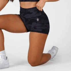 Revive 4" Shorts - Midnight Camo -Gym Power Wear revive camo shorts squat