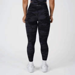 Gym Power Wear -Gym Power Wear revive leggings black camo back