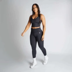 Revive Leggings - Black -Gym Power Wear revive leggings black full