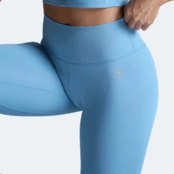 Revive Leggings - Sky Blue -Gym Power Wear revive leggings blue skull