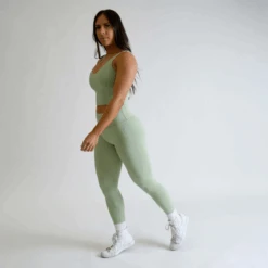 Revive Leggings - Mint -Gym Power Wear revive leggings mint full