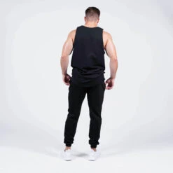 Ascend Scoop Hem Tank - Black 5 Ascend Scoop Hem Tank - Black -Gym Power Wear scoop tank black back