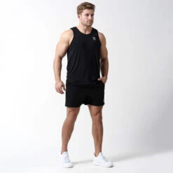 Performance Shorts -Gym Power Wear shorts black full