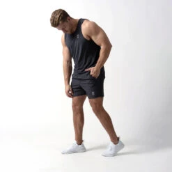 Performance Shorts - Obsidian -Gym Power Wear shorts obsidian full