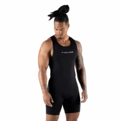 Apex Weightlifting Singlet - Black (IPF Approved) 9 Apex Weightlifting Singlet - Black (IPF Approved) -Gym Power Wear singlet black