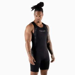 Apex Weightlifting Singlet - Midnight Camo (IPF Approved) -Gym Power Wear singlet camo