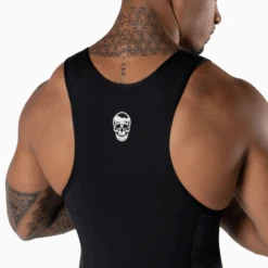 Apex Weightlifting Singlet - Midnight Camo (IPF Approved) -Gym Power Wear singlet camo back detail