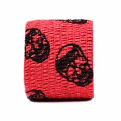Gymreapers Skull Tape - Red -Gym Power Wear skull tape red full
